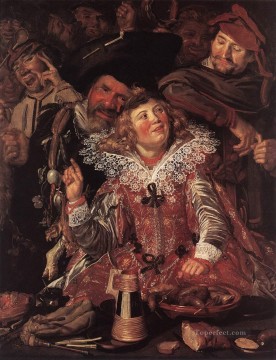 フランス・ハルス Painting - 祭典を楽しむ人々の肖像画 オランダ黄金時代 フランス・ハルス